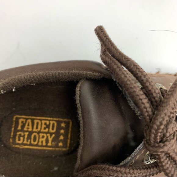 𝅺Faded Glory Kids Brown Oxfords size 11 ½ - Picture 7 of 8
